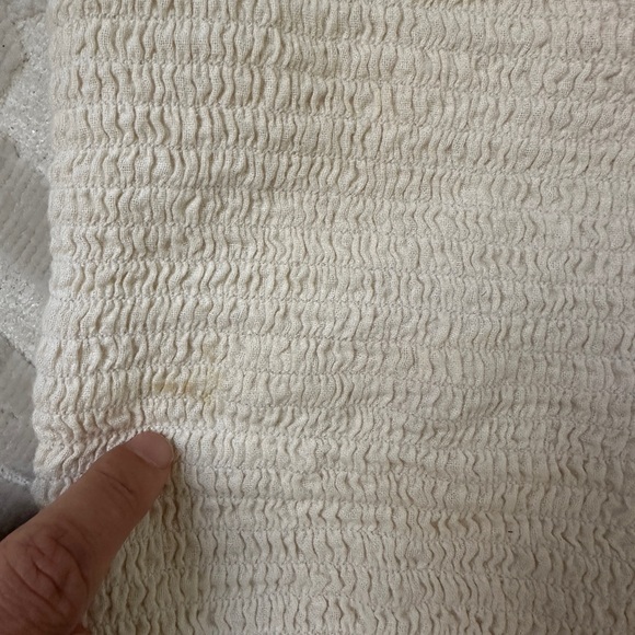 Whimsy + Row Textured Cream Tube Top (hemp/organic fabric) size -XS - Picture 10 of 10